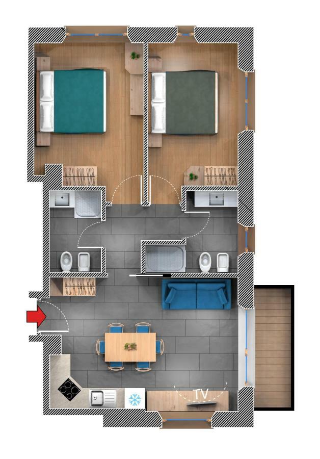 Casa Giusto Lägenhet Livigno Exteriör bild