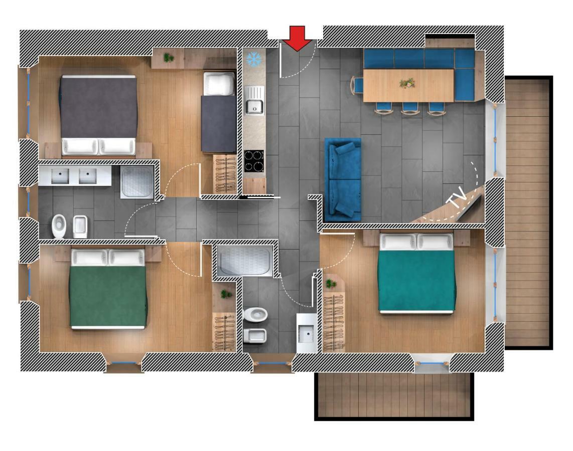 Casa Giusto Lägenhet Livigno Exteriör bild